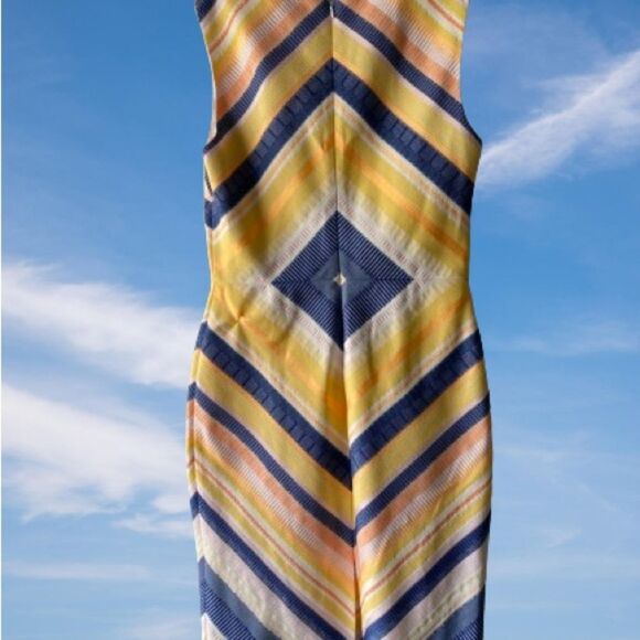 Slate & Willow dress geometric pattern Size 4 - Picture 2 of 6